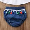 Summer Toddler Baby Girls Off Shoulder Tops Shorts 2Pcs Outfits Clothes Set