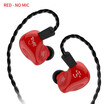 KZ ZS4 1BA1DD Hifi Sport In-ear Earphone Dynamic Driver Noise Cancelling Headset With Replacement Cable