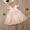 Baby Girls Embroidered Dress Large Bowknot Princess Bridesmaid Party Formal New