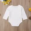 Newborn Baby Boy Girls Cotton Letter Romper Jumpsuit Bodysuit Outfit Clothes