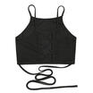 Sexy Womens Bandage Crop Tops Ladies Sleeveless Fitted Tank Tee Blouses Shirts
