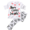 Baby Girls Boys Toddler Long Sleeve TopsPants 2PCS Outfits Set Costume 6M-4Y
