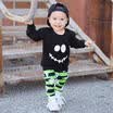 Hot Newborn Toddler Boys T-shirt TopsLong Pants Leggings 2PCS Outfits Halloween