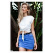 Casual Women Ladies Beach Silk Crop Tops Short sleeve Tops T-shirt Blouse Shirt
