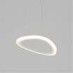 Baycheer HL487488 Anti-glare Modern Lighting Single Tiered Tiered Acrylic White Light LED Oval Chandelier