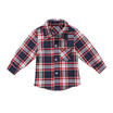 Infant Kids Baby Boys Girls Plaid Tops Shirt Long Sleeve T-shirt Clothes 0-4Y