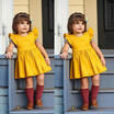 Cute Toddler Kid Baby Girl Clothes Princess Party Prom Soild Tutu Summer Dress