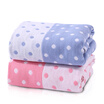 Tuqiang towel home textiles cotton sky towel two pieces of pink blue ash 90g Article 34 74cm