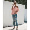 Fashion Women Short Sleeve Loose Blouse Casual Summer Sling Chiffon Tops T-Shirt
