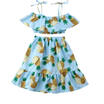 Toddler Kids Baby Girls Outfits Floral Clothes Denim Shirt Tops Tutu Dress Sets