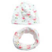 Cotton Baby Hat Scarf Set Spring Kids Cap Collar Boys Girls Warm Beanies Scarf