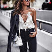 Fashion Women Sexy Silk V-Neck Vest Tops Sleeveless Tank Blouse Summer T-Shirts