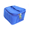 Fashion Portable Travel Storage Bag Essential Oils Carrying Case Protecting Bag Zipper Closure 16 Bottles Design Velvet Bag