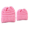 Family Women Mother Baby Girl Winter Warm Knitted Hat Crochet Beanie Ski Cap