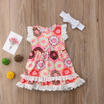 Kids Baby Girls Dress Lace Doughnut Party Dress Sleeveless Short Dress Clothes