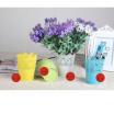 MakeUp Lace Plant Flower Vase Pot Pen Makeup Brush Storage Holder Desk Organizer