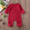 Kids Baby Girl Boy Santa Romper Jumpsuit Playsuit Outfits XMAS Pajamas Homewear