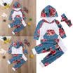 Toddler Kids Baby Girls Long Sleeve Winter Tops T-Shirt Blouse Pullover New