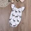 Funny Newborn Baby Girl Deer Rompers Jumpsuit Bodysuit Sunsuit Outfit One-piecer