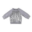 Family Women Baby Girls Sequin Top T-shirt Blouse Sweatshirt Clothes 0-2Y Silver