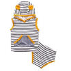 0-24M Toddler Kids Baby Boys Girls Clothes Hooded T-shirt TopsPants Outfit Sets