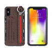 New iPhoneXS Max Mobile Phone Case Cover Samsung Mobile Phone Card Anti-fall Cover Brown