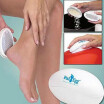 Massage Oval Egg Shape Pedicure Callus Horny Removal Foot Care White Water Drop Free Shipping