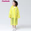 2PCS Kids Children Rainwear Waterproof Hooded Rain Coat Outwear Poncho Raincoat