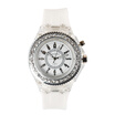 GENEVA Fashion LED Backlight Quartz Women Watch Water-Proof Girl Student Watch Rubber Strap Ladies Casual Wristwatch