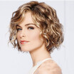 Charming Lace Human Hair Wigs For Women Pre Plucked Brazilian Virgin Hair Wavy Short Bob Wigs With Baby Hair