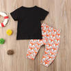 Toddler Kids Baby Girls Outfit Clothes T-shirt TopsLong Pants Trousers 2PCS Set