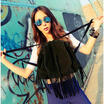 Womens New Faux Suede Backpack Fashion Tassel Style Rucksack Ladies Satchel bag