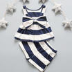 Newborn Baby Kids Girl Bowtie Tank Top DressShorts Pants 2PCS Outfit Clothes