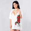Women Summer Short Sleeve Floral Shirt Blouse Tops Loose T Shirt Casual Tee Tops