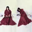 Supper Home Winter Warm Fleece Snuggie Blanket Robe Cloak With Sleeves