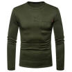 Fashion Mens Slim Fit O Neck Long Sleeve Muscle Tee T-shirts Casual Tops Blouse