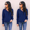 UK New Ladies Women Autumn Loose Tops Pullover Fashion Long Sleeve Blouse Shirt