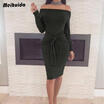 Sexy Womens Clothing Club wear long sleeve tight dress Short Mini Bodycon Dress