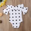Lovely Polka Dot Romper Newborn Baby Girl Loose Sleeve Bodysuit Jumpsuit Outfits