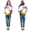 Lovers Dazzle colour Fleece Hoodie Unisex Jacket Coat Sweatshirt Hoody Tops