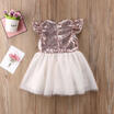 Toddler Baby Kids Girls Party Princess Dress Sequin Pageant TuTu Outfit AU1