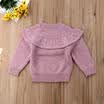 Baby Girls Jumper 6 12 18 24 Months Knit Ruffle Long Sleeve Winter Sweater Tops