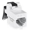 PowerSync ACPDC3UHP9 180 degree unshielded tool-free installation of telephone module