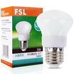 Foshan Lighting FSL LED Bulb Energy Saving Bulb 3W Big E27 Crystal Mushroom Warm White 3000K