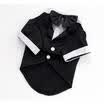 Cute Pet Dog Cat Clothing Prince Wedding Suit Tuxedo Bow Tie Puppy Clothes S-2XL