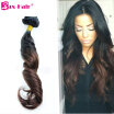 Two Tone Clip In Human Hair Extensions 100g Clip In Hair Extensions For Black Women Ombre 1b4 Color Brazilian Zax Hair