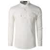 Men Long Sleeve Button Down T-shirt Tops Slim Fit Casual Dress Stylish Shirts AU