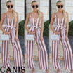 Women Clubwear Playsuit Holiday Ball Jumpsuit Romper Summer Beach Long Trousers