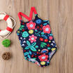 Kids Toddler Baby Girls Flower Swimsuit Swimwear Beachwear Swimming Costume AU