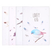 Morning light M & G APY4FA74 bird B5 fashion plastic sleeve this notebook book 96 pages color random